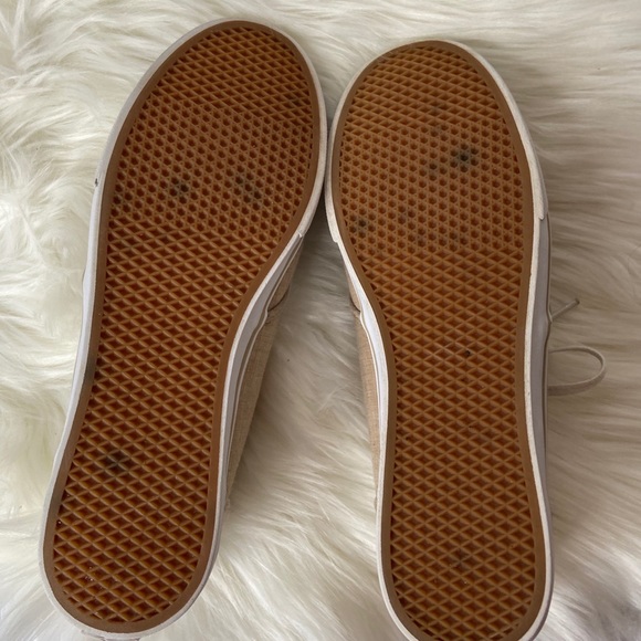 Vans Shoes Womens Natural Burlap Vans Tennis Shoes Vans Shoes Womens Natural Burlap Vans Tennis Shoes